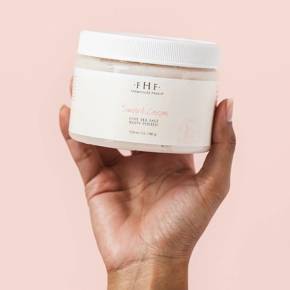 Sweet Cream Sea Salt Scrub