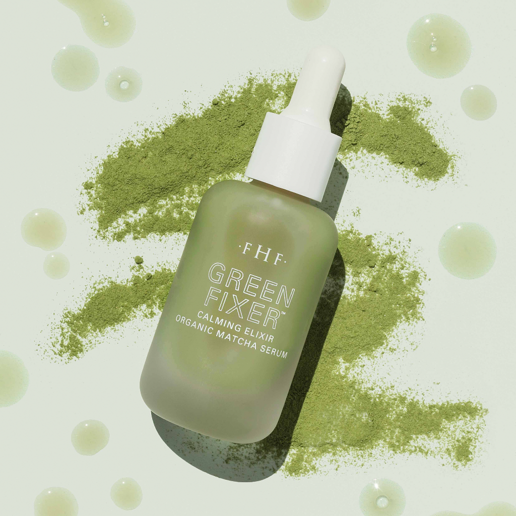 Green Fixer Calming Elixir Organic Matcha Serum