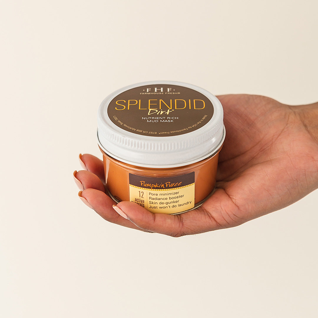 Splendid Dirt® Nutrient Mud Mask with Organic Pumpkin Puree